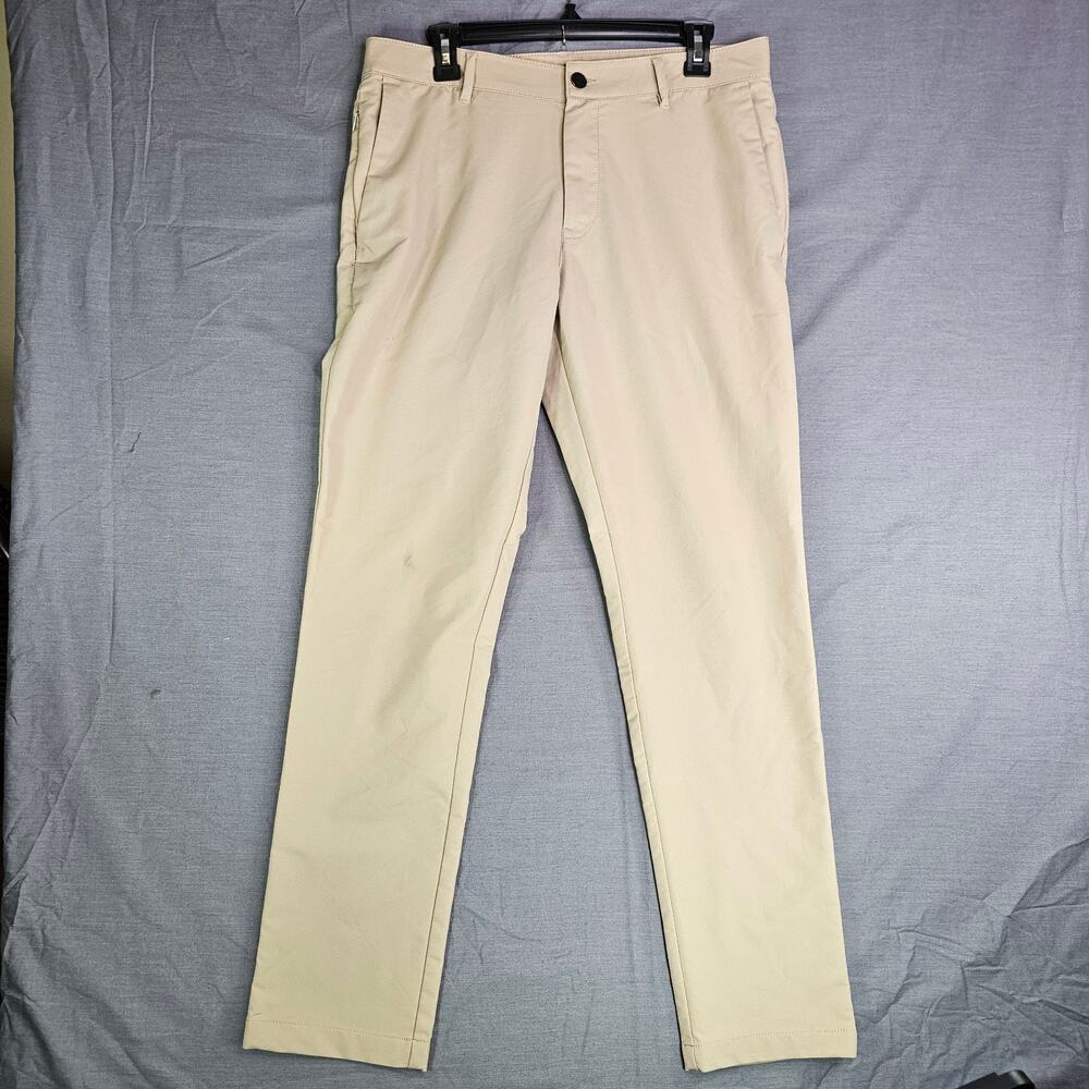 Banana Republic Performance Chino Pants Beige Mens 32W x 32L